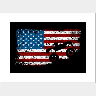 Monster Truck 4X4 USA Club Posters and Art